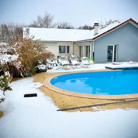 Vila 200m2 Avec Piscine Chauffee & & Sauna & Kota-grill *